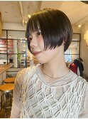 小顔に見えるフェザーショート【表参道/青山/drop】