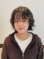 ビファインクーアヴェダ(Be fine coo AVEDA) ゆるウェーブなボブパーマ スタイリング簡単パーマヘア 10代20代
