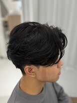 バース 梅田中崎町店(BIRTH)&nbsp;ニュアンスパーマセンターパートフェザーパーマワンカールパーマ