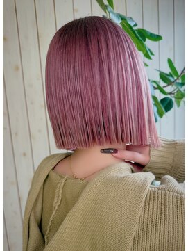 パコ(Paco) ピンクベージュ×タッセルボブ