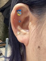 ワイズヘアラウンジキロット(Y’s hair lounge Kilotto)&nbsp;耳ジュエリー
