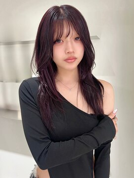 キーン 立川店(keen) 【keen×RIN】ディープラベンダー×レイヤーカット