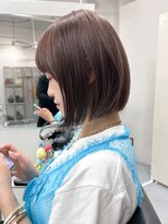 カシェル(cashel)&nbsp;ボブ　ラベンダーグレージュ　ブリーチ1回