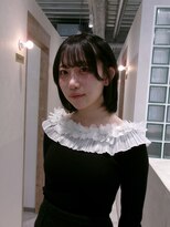 エン 栄店(enne)&nbsp;黒髪×ボブ