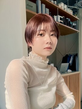 エルム 府中(yelm) 【ピンクブラウン×ハンサムショート】#ダブルカラー#ブリーチ