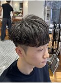 MEN'S HAIR/くせ毛ショート/刈り上げショート/表参道駅