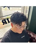 強めツイストスパイラルパーマ