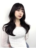 韓国スタイル/ナチュラルくびれヘア_くびれ巻き_透明感カラー