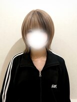 ヘアーサロン リアン 熊谷2号店(hair salon Rien)&nbsp;ミルクティーベージュ×前髪デザイン☆彡