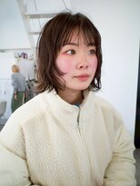 ワク(WAKU) 【WAKU】ミディアムパーマ/顔まわりレイヤー