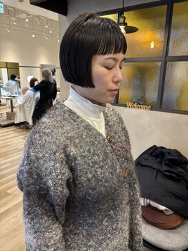 ヘアポケット スタイル店(HAIR POCKET) リップラインBOB×ワイドバング