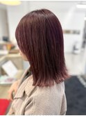 春オススメのモテ髪カシスピンクカラー☆