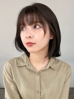 トレス(TRESS)&nbsp;ボブ　顔周りレイヤー　顔周りカット　くびれ　表参道