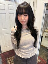 トロニー(TLONY)&nbsp;ハッシュカット/シールエクステ/韓国ヘア/ロングスタイル/渋谷