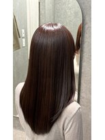 mu. the hair room【ムー】&nbsp;髪質改善【プレミアム】×ワインレッドブラウン