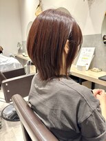 トマト(TOMTO) 【RYOHEI】ボブウルフ_オレンジカラー_レイヤー_20代30代40代