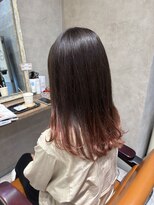 3と5(サントゴ) ピンクベージュグラデーションカラー
