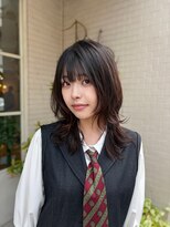 アミュレ ヘア サロン(Amule hair salon) 動きの出るハッシュウルフカット20代30代流行スタイル