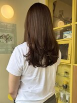 ヒントステーション(HINTSTATION) 〈浅草 半個室〉海外風ロングレイヤーナチュラルブラウン