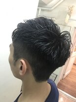 パティオンツー(PATIONN2)&nbsp;リーゼント刈り上げショートラフウェーブスタイル