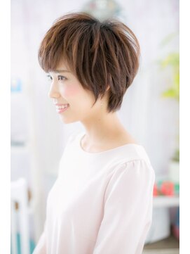 ミック ヘアアンドビューティー 大山店(miq  Hair&Beauty) カッコカワイイ*姉系*シンプルショートb