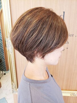 ロンドプロフィール 浦和(Lond profil) 浦和ショートヘアショートカット韓国白髪ぼかし白髪染めボブ