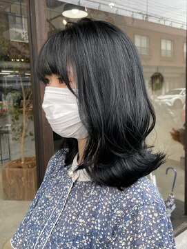 ノア(noa.) 『デザインカラー』ハイライトで作るダークグレー