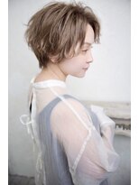 クレドガーデン 西新井店(CRED GARDEN)&nbsp;透明感/ニュアンスカラー/ひし形耳掛けハンサムショート/西新井