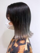 アイティー バイ アルバム 中野店(IT by ALBUM) グラデーションカラー_ショコラベージュボブルフ_ba340012