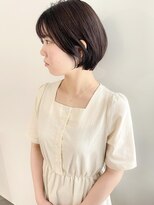エル セルカ 高田馬場(el CERCA)&nbsp;高田馬場大人可愛い丸みショートボブ【el CERCA高田馬場/新宿】