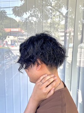 グロー(glow) メンズ/ミディアム/パーマ