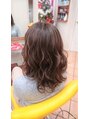 ヘアースペース ピエロリンク(HAIR space Pierrot Link)&nbsp;クセ毛を生かしたセミロングスタイル