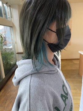 フリーダムリアン 山口ゆめタウン前店(freedom lien) インナーカラーmidori