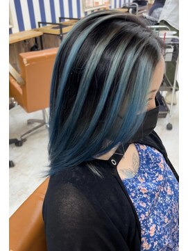 スキル 水戸(SKILL) ブルー♪バレイヤージュ