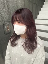 アクルヘアーバイテソロ(AKUR hair by tesoro) モーヴピンクカラー