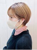 ライトブラウンショート_チェリーブラウンフェミニン_ba426191