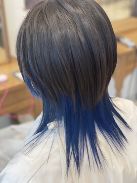 ヘアデザインロアール アリオ倉敷店(Hair Design Loire) クラゲウルフカット・インナーカラー