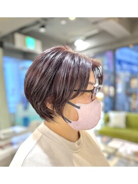モア 下通店(MORE) 冬にオススメ！温かみのあるピンクブラウン