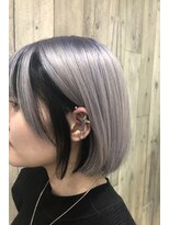 グロウトヨサキワン(GLOW TOYOSAKI ONE)&nbsp;大人気！！アンブレラカラー！　ホワイトシルバー×ブラック