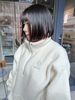 バイエイト 今池(By eight)&nbsp;【艶感◎】丸みボブ×ピンクパープルインナー