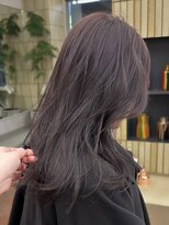 パークレーン アイス イヴェン(park lane ICI yeven)&nbsp;ブリーチなし　ラベンダーグレージュ　レイヤーカット/momoka