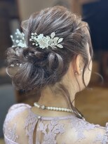 リプレシンクヘアー フォーマルなヘアメイク