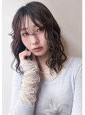長め前髪で大人っぽく