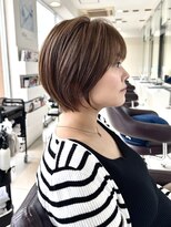 ハピネス 西大寺店(Happiness)&nbsp;【20代・30代奈良】まとまり艶ショートボブ/髪質改善／うるは