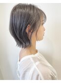 【THE OSCAR 印南】外ハネボブ×透明感グレージュ