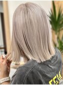 20代30代大人可愛いダブルカラーブリーチハイトーンカラー