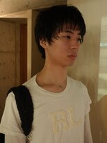 ノラジャーニー(NORA Journey)&nbsp;メンズボブウルフメンズミディアムレイヤーカットメンズウルフ