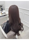 上品に可愛く＊ブリーチなしチョコレートピンク＊新井