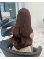 ベレーザシェルト(Beleza scelto) 15212オリーブグレージュ韓国風巻きレイヤーカットワンホンヘア