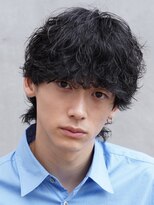 フィフスパーク(fifth PARK)&nbsp;渋谷シャドウパーマ大きめカール無造作パーマメンズマッシュ20代